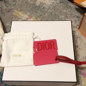 Dior Luggage Tag and Mirror that I bought from eBay